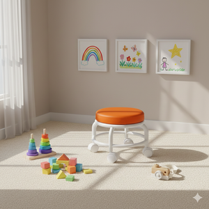 Kids Stool on Wheels