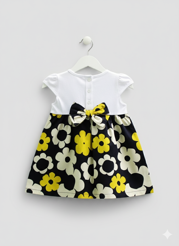 Yellow Giggles Flower Dress