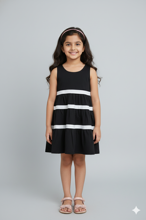 Classic Monochrome Dress