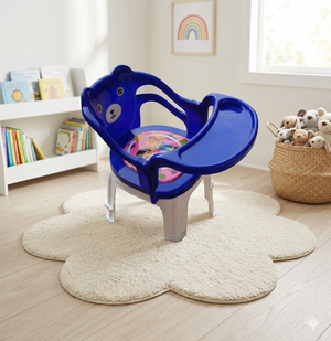 Kids Chair With Cushion Seat Green