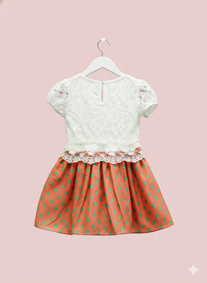 Sunset Polka Dress
