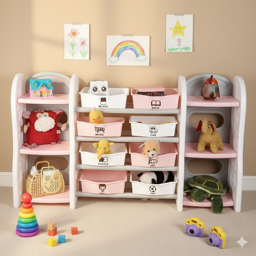 SpaceSaver Basket Shelf Rack