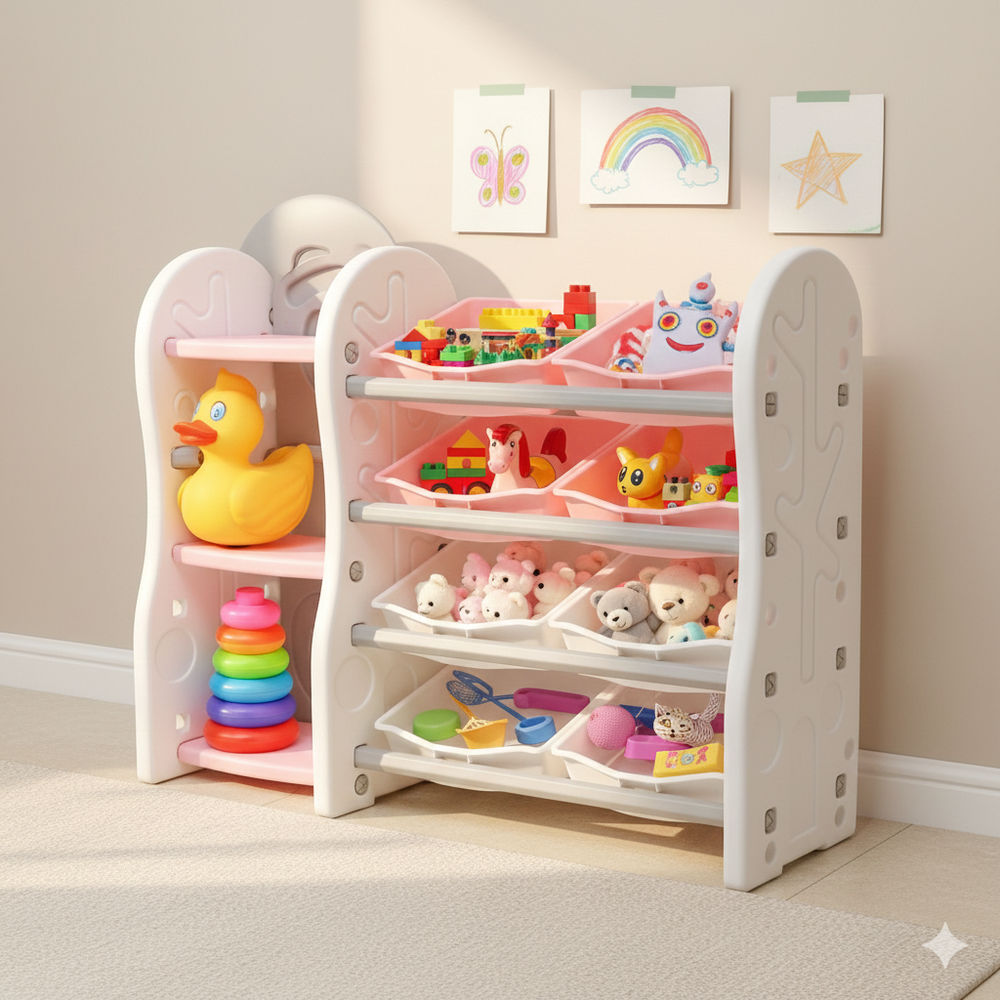 SpaceSaver Basket Shelf Rack