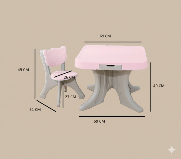 Little Drawers Desk & Chair Set