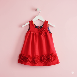 Cozy Bloom Winter Dress