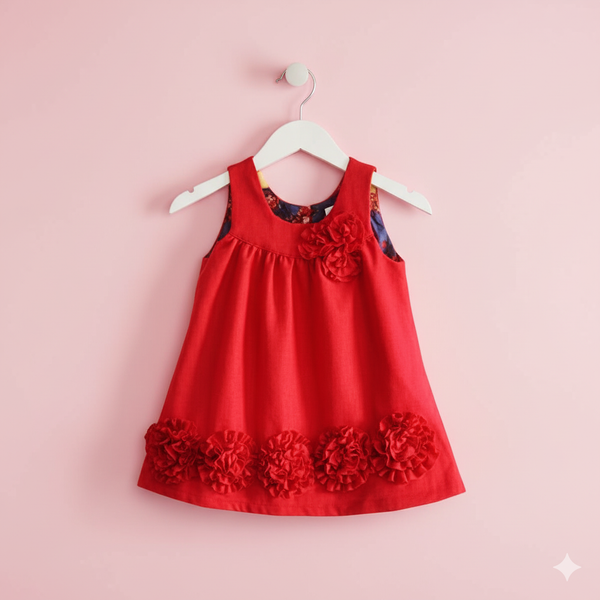 Cozy Bloom Winter Dress