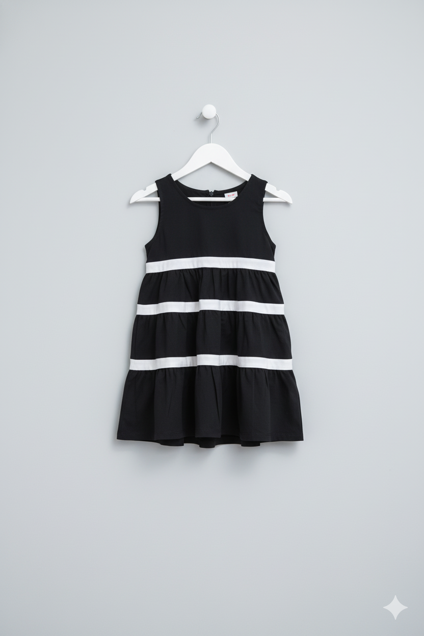 Classic Monochrome Dress