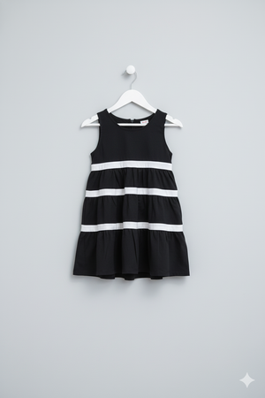 Classic Monochrome Dress