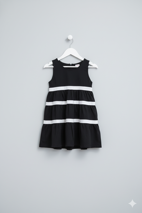 Classic Monochrome Dress