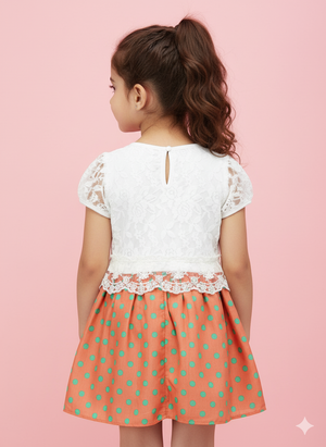 Sunset Polka Dress