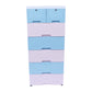 Soft Hued Chest of Drawer 3 Pink & 3 Blue
