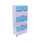 Soft Hued Chest of Drawer 3 Pink & 3 Blue