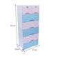 Soft Hued Chest of Drawer Pink & Blue