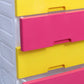 Soft Hued Chest Of Drawer Pink & Blue (Large)