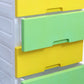 Soft Hued Chest Of Drawer Green & Yellow