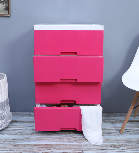 Soft Hued Chest Of Drawer Pink (Large)