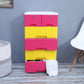 Soft Hued Chest Of Drawer Pink & Blue (Large)