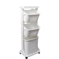 Storage Rolling Cart (White)
