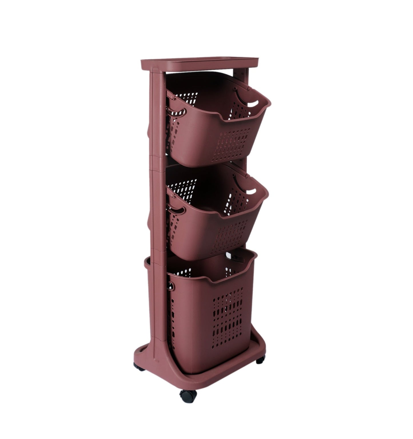 Storage Rolling Cart (Brown)