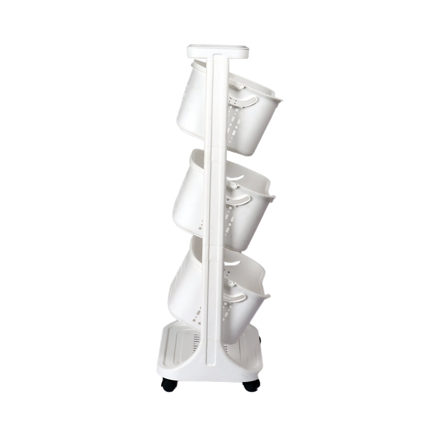 Storage Rolling Cart (White)