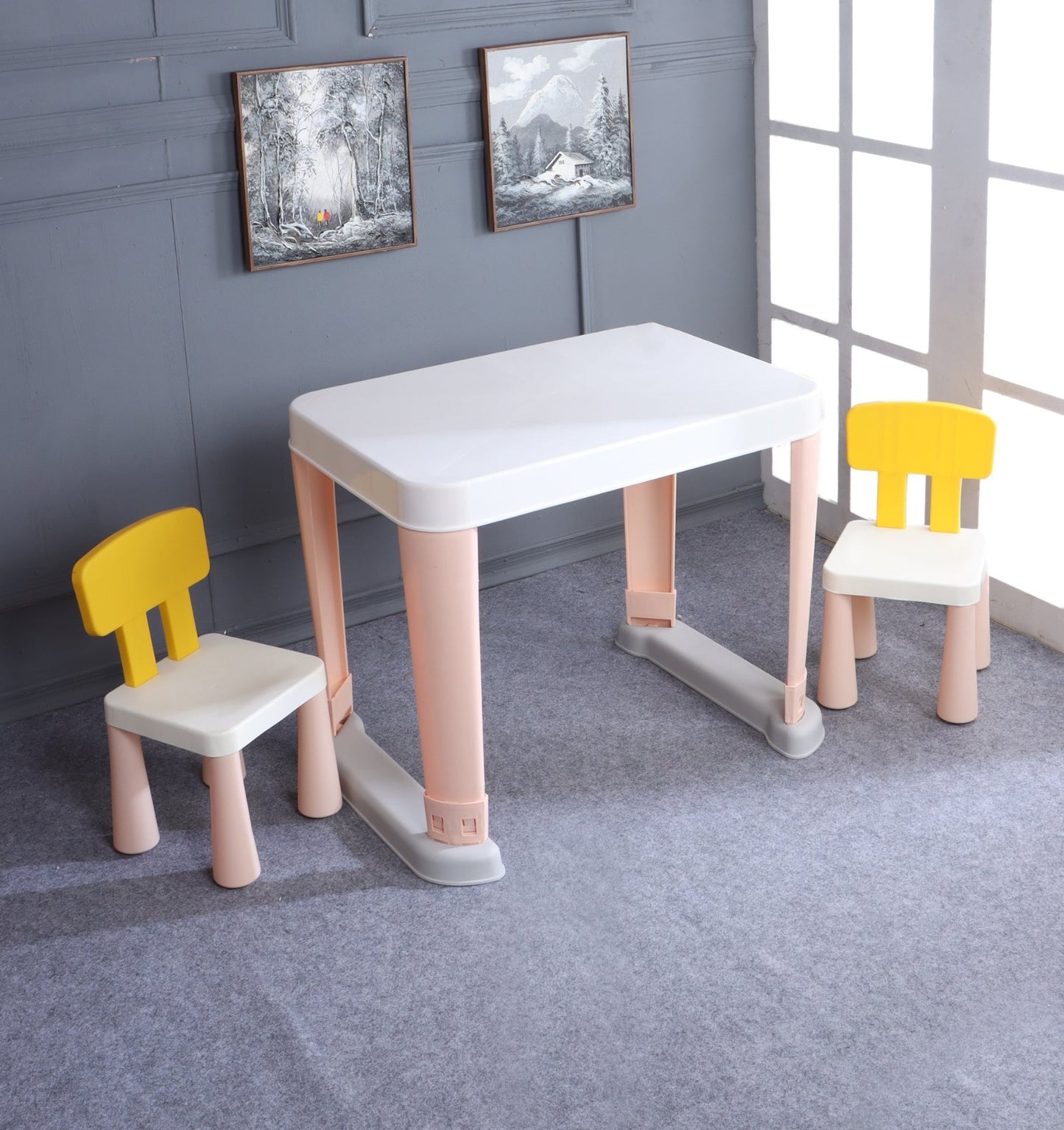 Study Table & Chair Set Orange (3-5yrs)