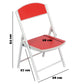 Foldable Chair for Kids Red Set of 2