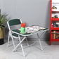 Foldable Table Chair Set Dark Green (3-6 yrs)