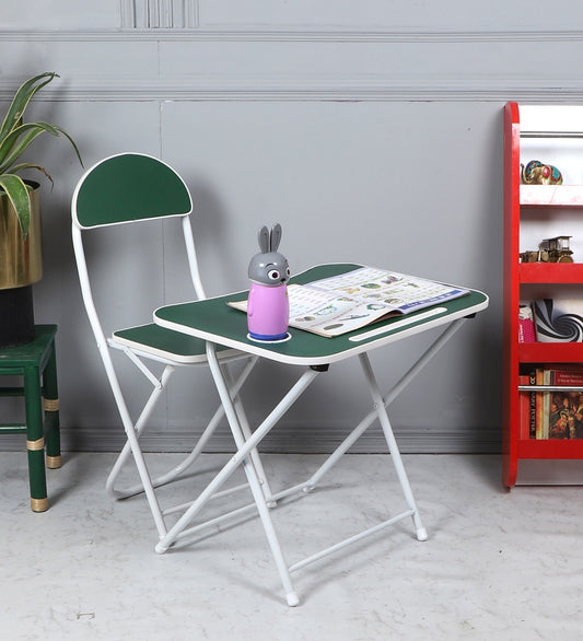 Foldable Table Chair Set Green (Large)