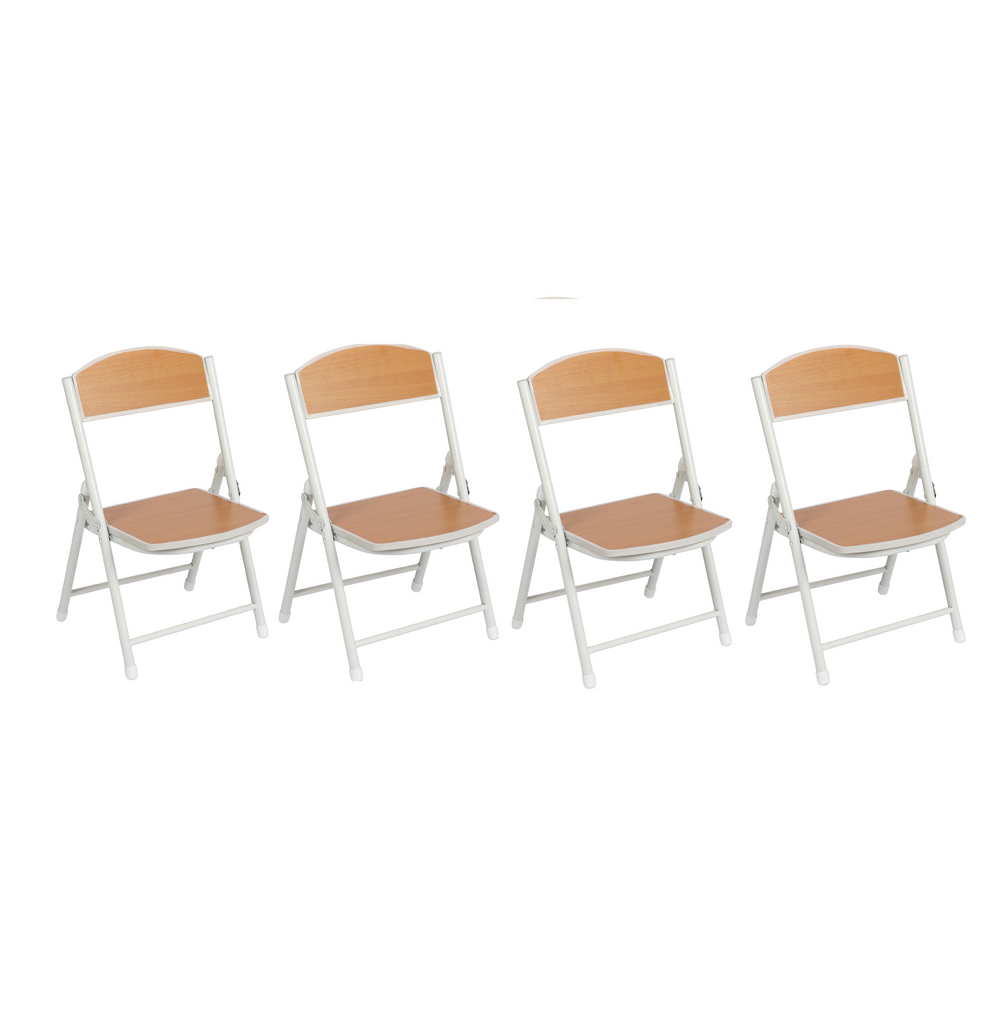Foldable Chair for Kids Coffee Set of 4