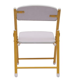 Foldable Chair for Kids White Set of 2