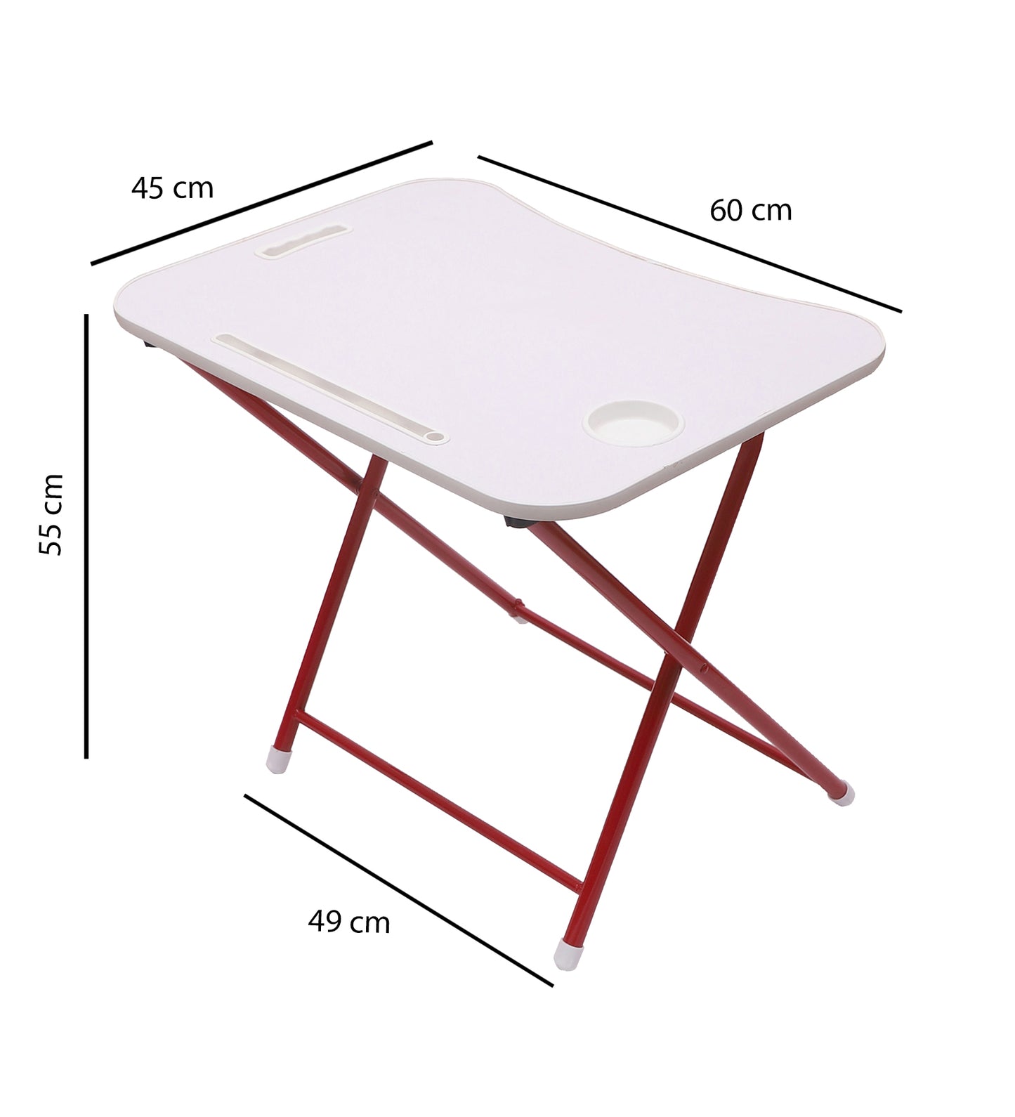Foldable Table Chair Set White (Large)