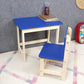 Wooden Table Chair Set Blue (3-6 yrs)