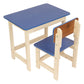 Wooden Table Chair Set Blue (3-6 yrs)