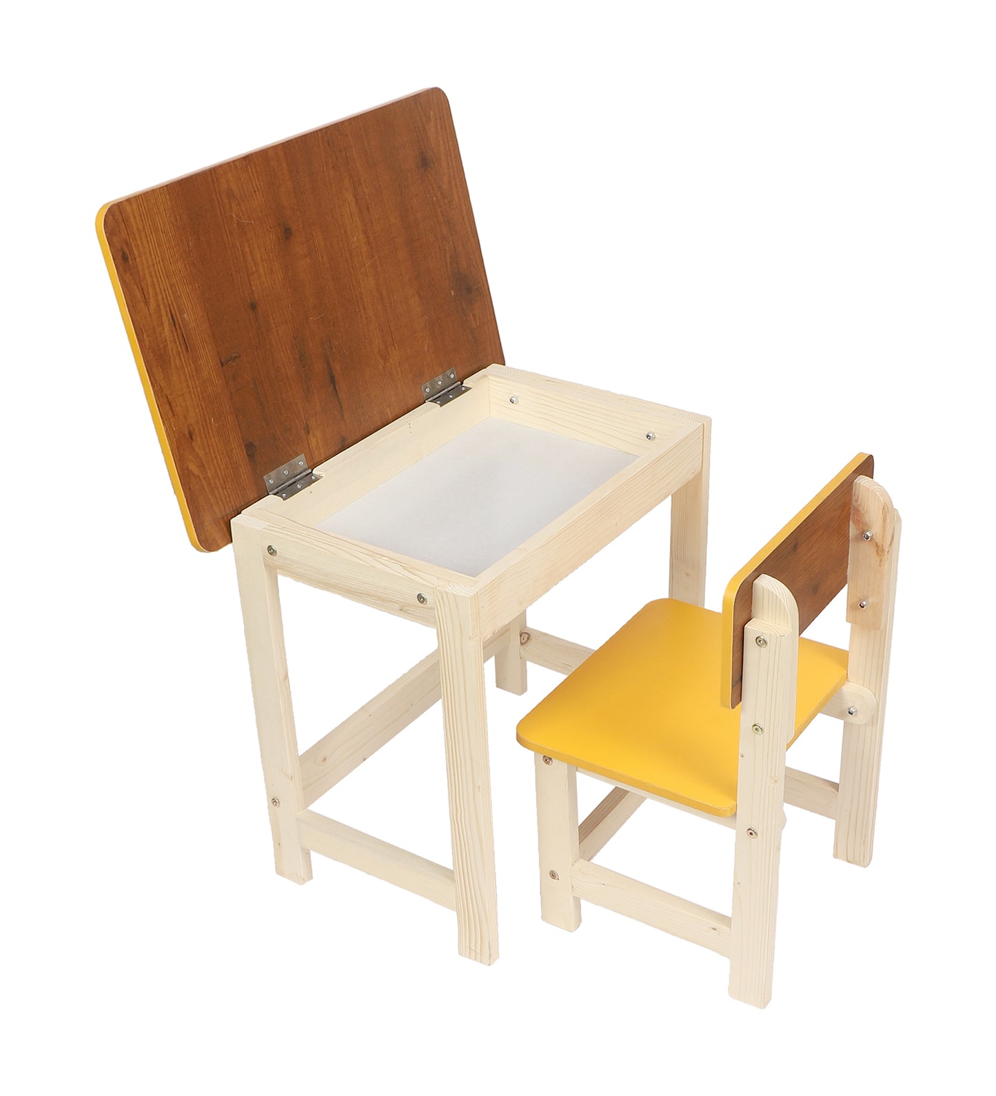 Wooden Table Chair Set Yellow(3-6 yrs)