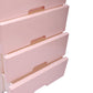 Soft Hued Chest Of Drawer Pink