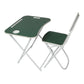 Foldable Table Chair Set Green (Large)