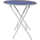 Foldable Round Table Chair Set Blue (Large)