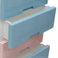 Soft Hued Chest Of Drawer Blue Pink