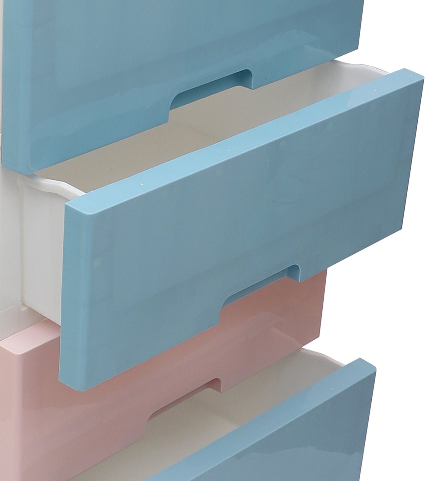 Soft Hued Chest Of Drawer Blue Pink