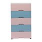Soft Hued Chest Of Drawer Pink Blue