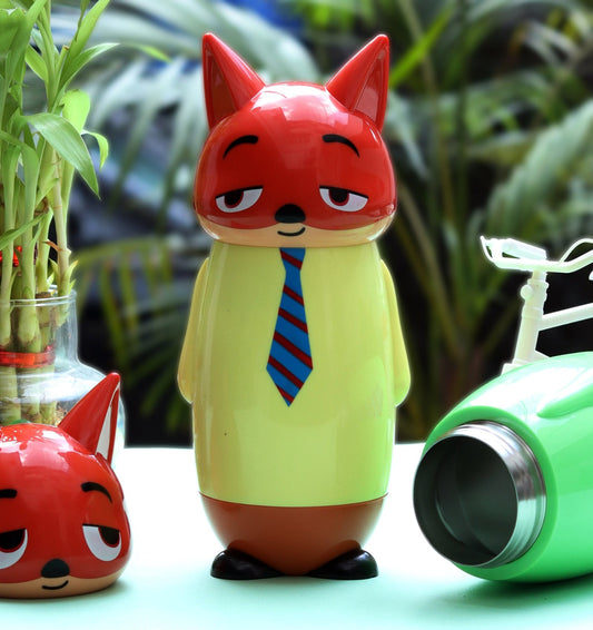 Fox Vacuum Flask Yellow