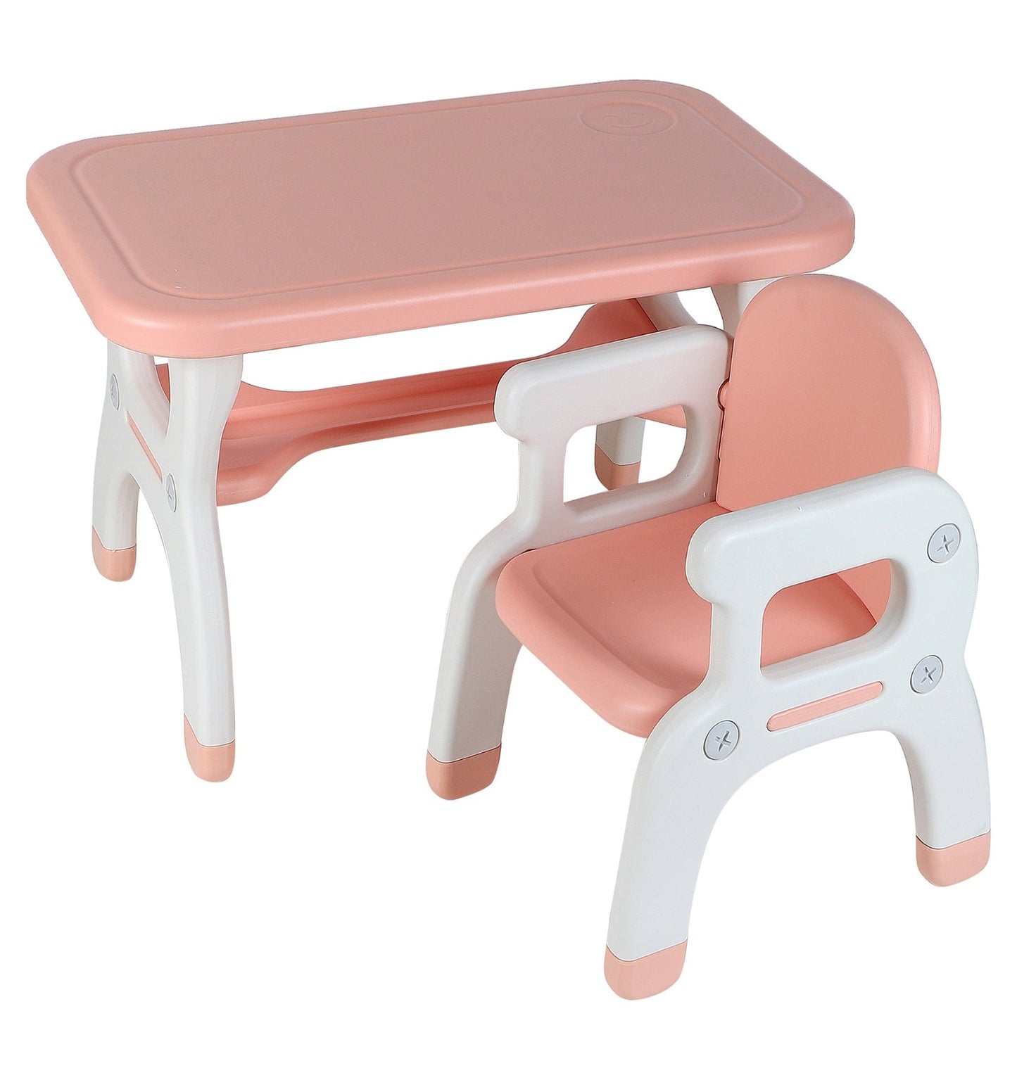 Table Chair with Storage Orange