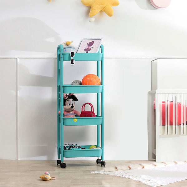 Sleek Storage 4-Layer Trolley