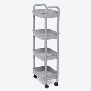 Sleek Storage 4-Layer Trolley