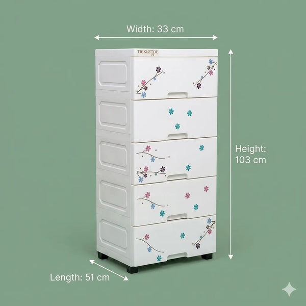 5 Drawer Shoe Rack Cabinet