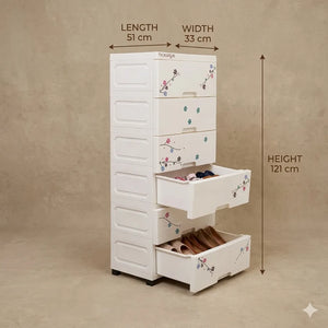 6 Drawer Shoe Rack Cabinet