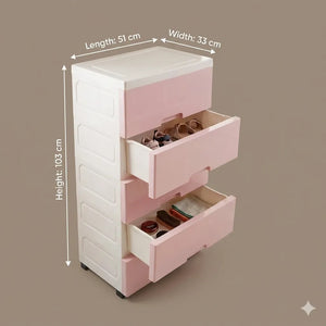 5 Drawer Shoe Rack Cabinet