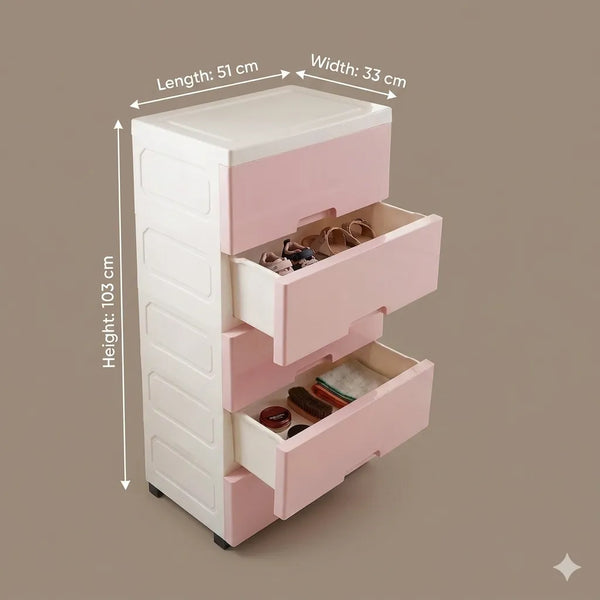 5 Drawer Shoe Rack Cabinet