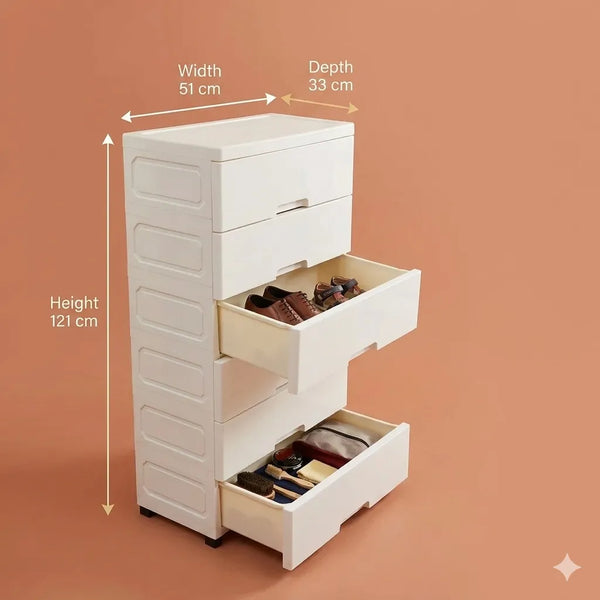 6 Drawer Shoe Rack Cabinet