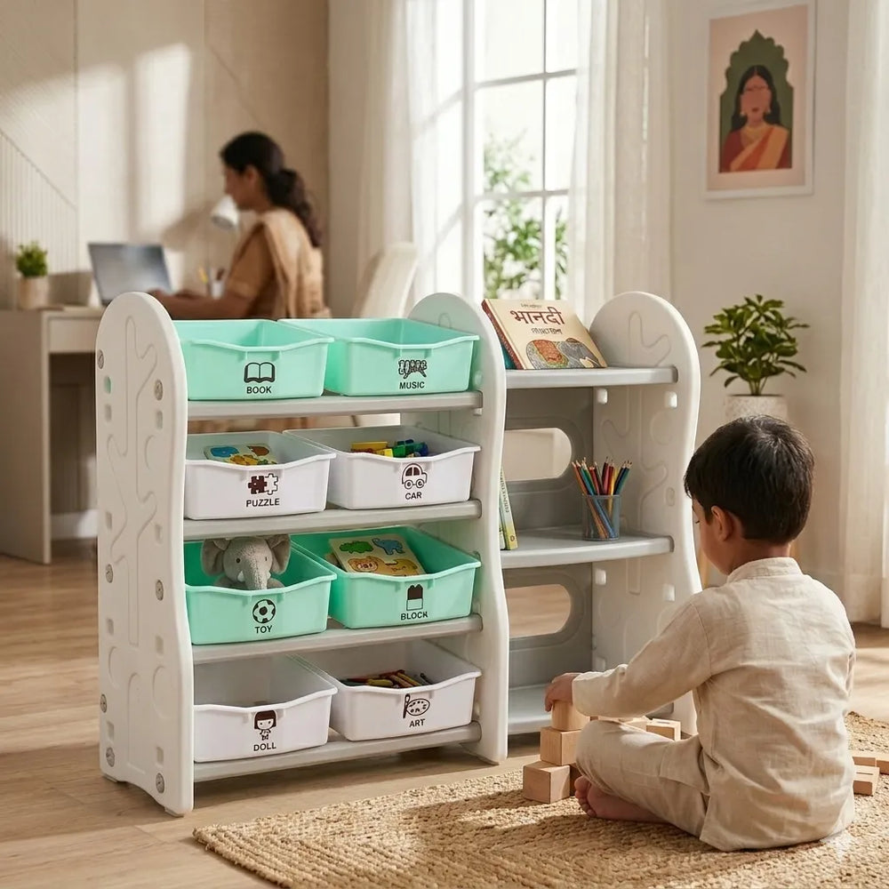 SpaceSaver Basket Shelf Rack
